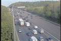 Delays on A2 due to overturned car
