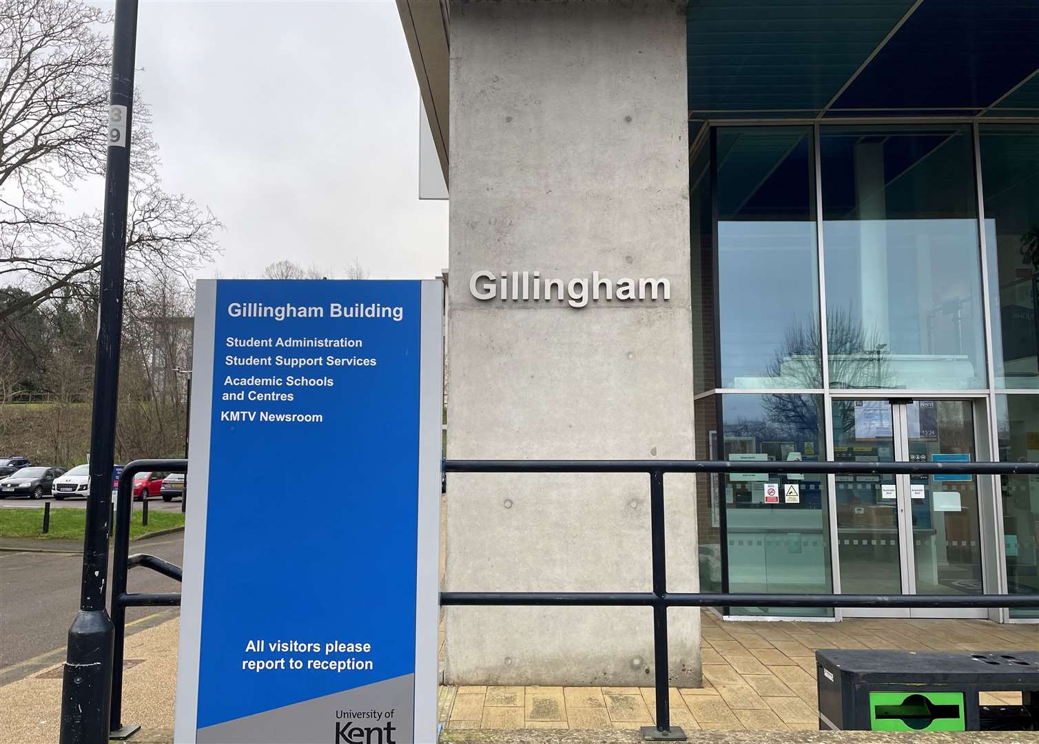 The university’s Gillingham Building on the Medway campus is set to be handed over to the University of Greenwich