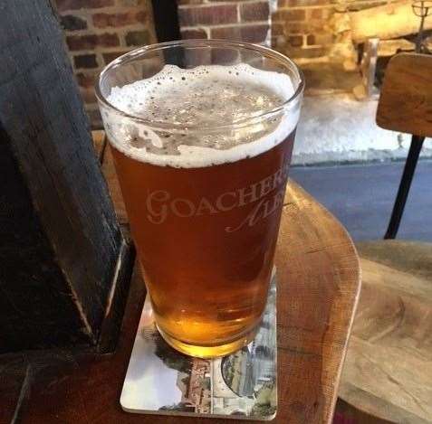 I’d normally show you a picture of my pint long before I’d supped this much, but I really did have a taste for the Goachers
