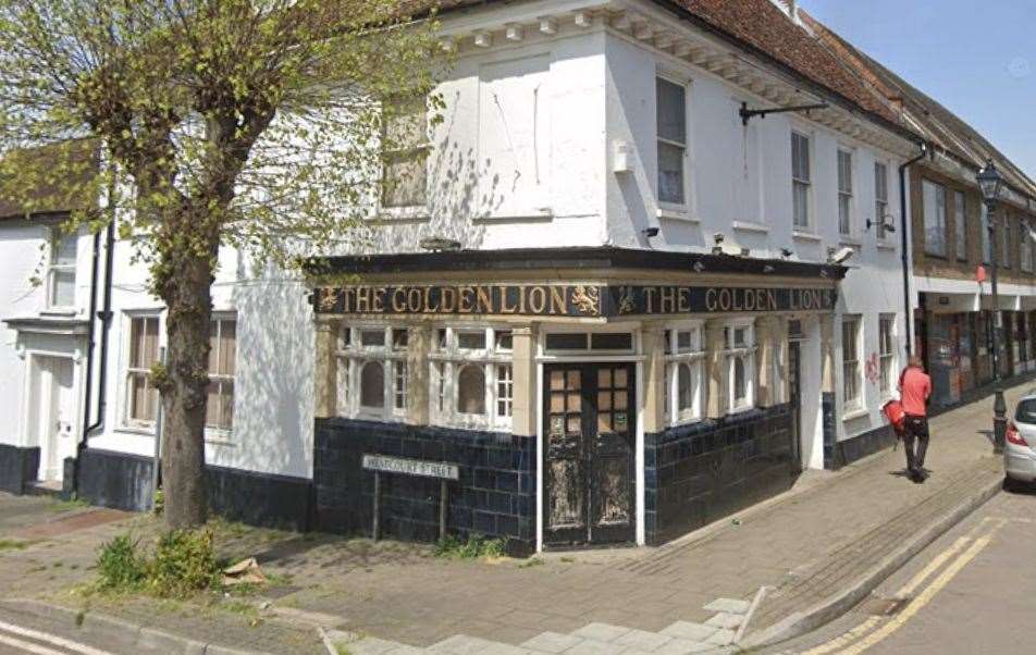 The Golden Lion has remained empty and boarded up for many years. Picture: Google