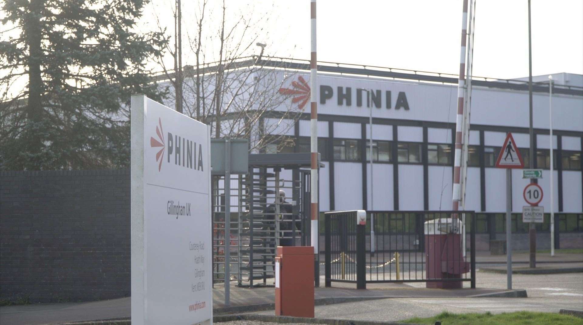Staff at American-based Phinia downed tools at the Gillingham factory in Courteney Road. Picture: Oliver Leader de Saxe