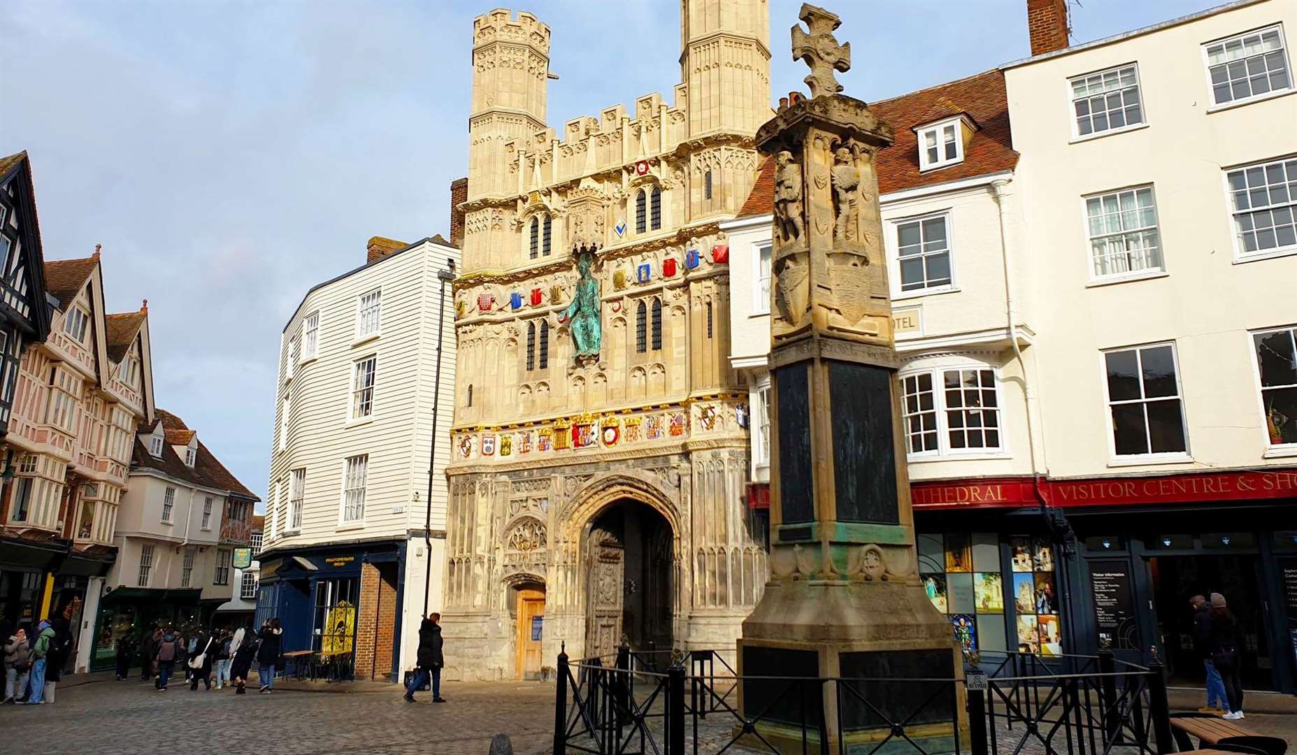 The walking tours at the Step Into Spring Festival take visitors past some of Canterbury’s most historic spots. Picture: Canterbury Festival